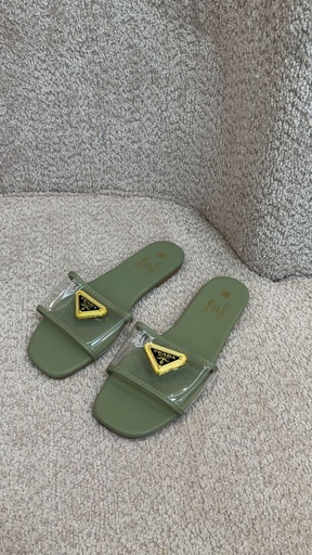 Green prada shoes